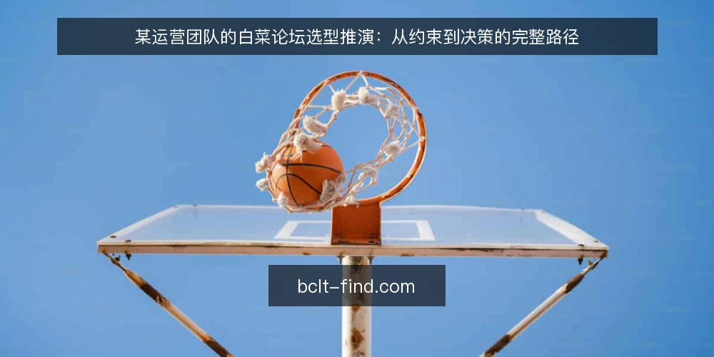 某运营团队的白菜论坛选型推演：从约束到决策的完整路径 — 场景设定：团队需求与初始条件 配图