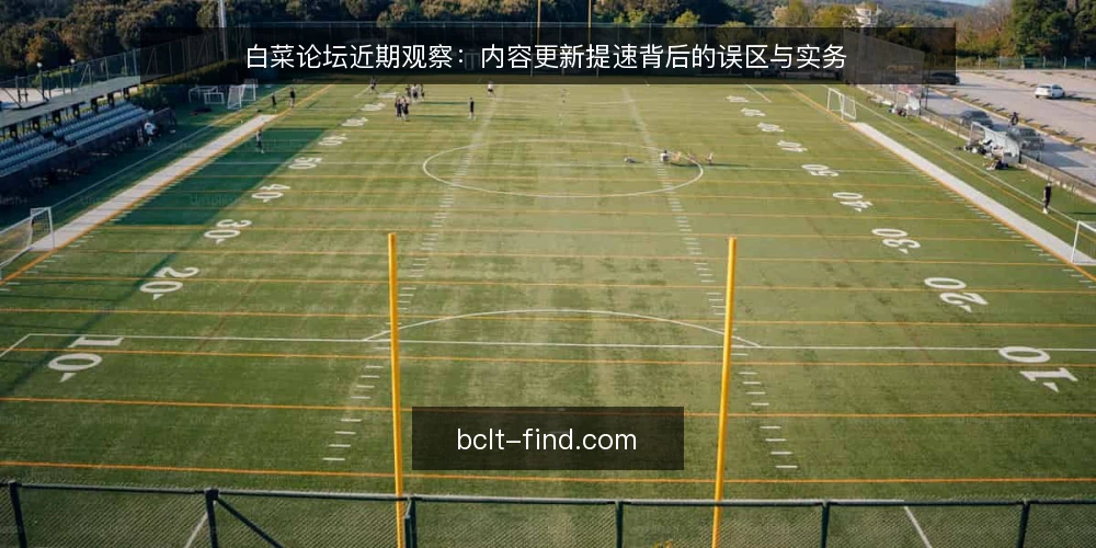 白菜论坛近期观察:内容更新提速背后的误区与实务 — 近期更新节奏在变,判断标准不能跟着变 配图