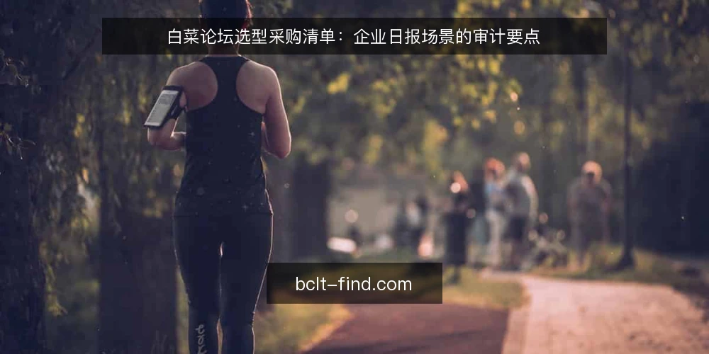 白菜论坛选型采购清单：企业日报场景的审计要点 — 为什么现在要做这次选型审计 配图